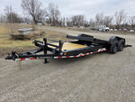 22' Iron Bull TLB Bumper Pull Equipment Tilt Trailer - (2) 7,000 lb Axles 112909 - Stryker Dealership Group
