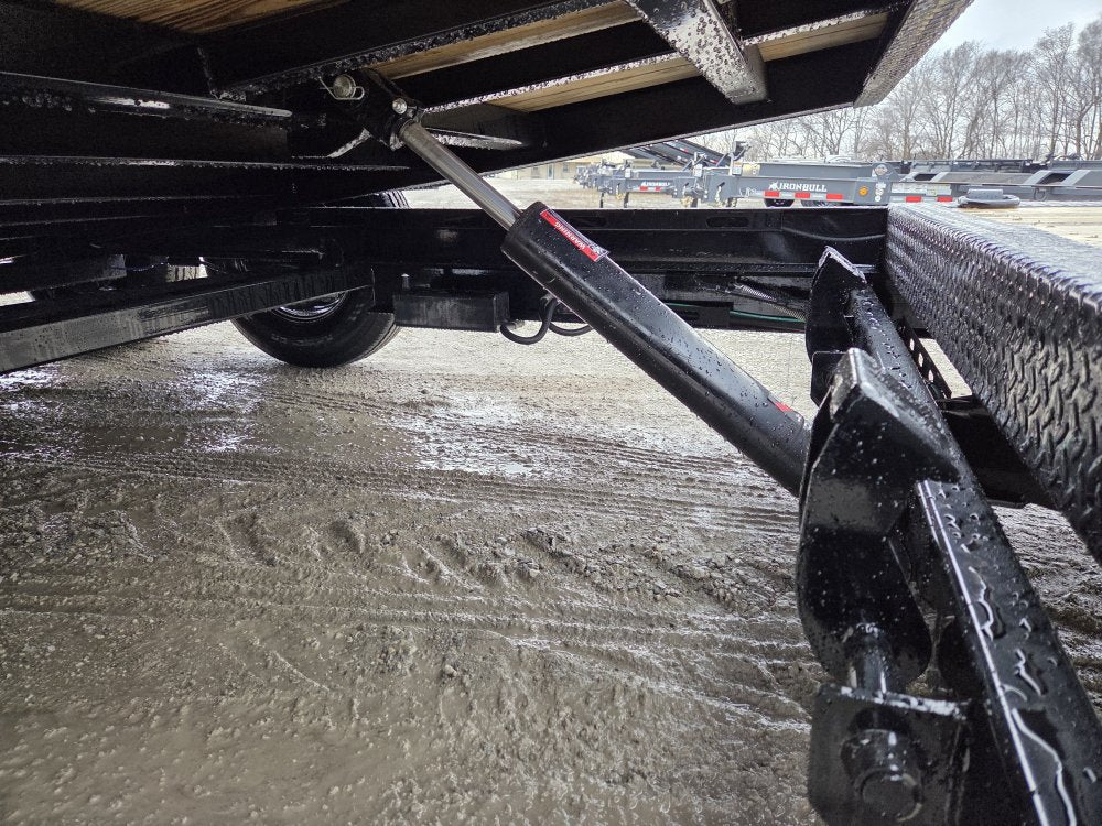 22' Iron Bull TLB Bumper Pull Equipment Tilt Trailer - (2) 7,000 lb Axles 112910 - Stryker Dealership Group