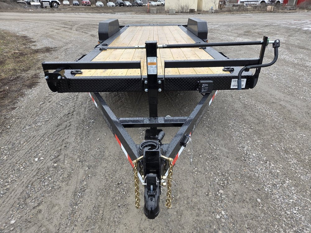 22' Iron Bull TLB Bumper Pull Equipment Tilt Trailer - (2) 7,000 lb Axles 112910 - Stryker Dealership Group