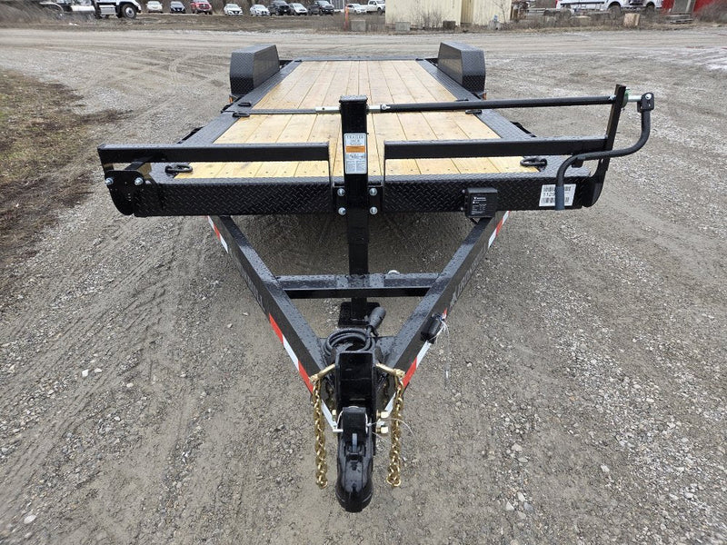 22' Iron Bull TLB Bumper Pull Equipment Tilt Trailer - (2) 7,000 lb Axles 112910 - Stryker Dealership Group