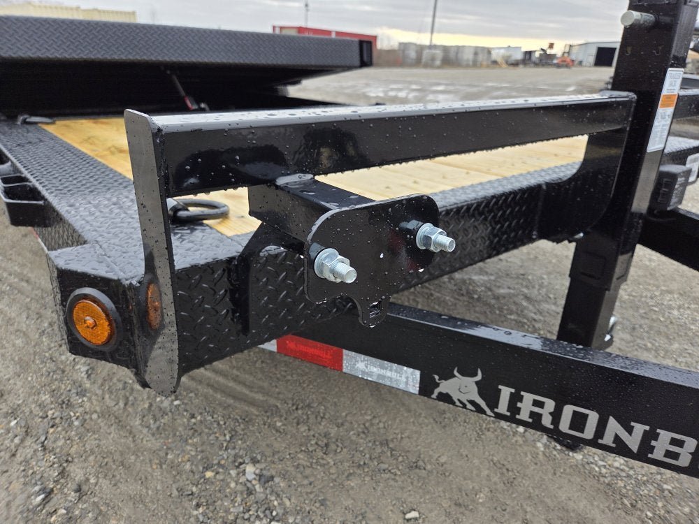 22' Iron Bull TLB Bumper Pull Equipment Tilt Trailer - (2) 7,000 lb Axles 112910 - Stryker Dealership Group