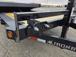 22' Iron Bull TLB Bumper Pull Equipment Tilt Trailer - (2) 7,000 lb Axles 112910 - Stryker Dealership Group
