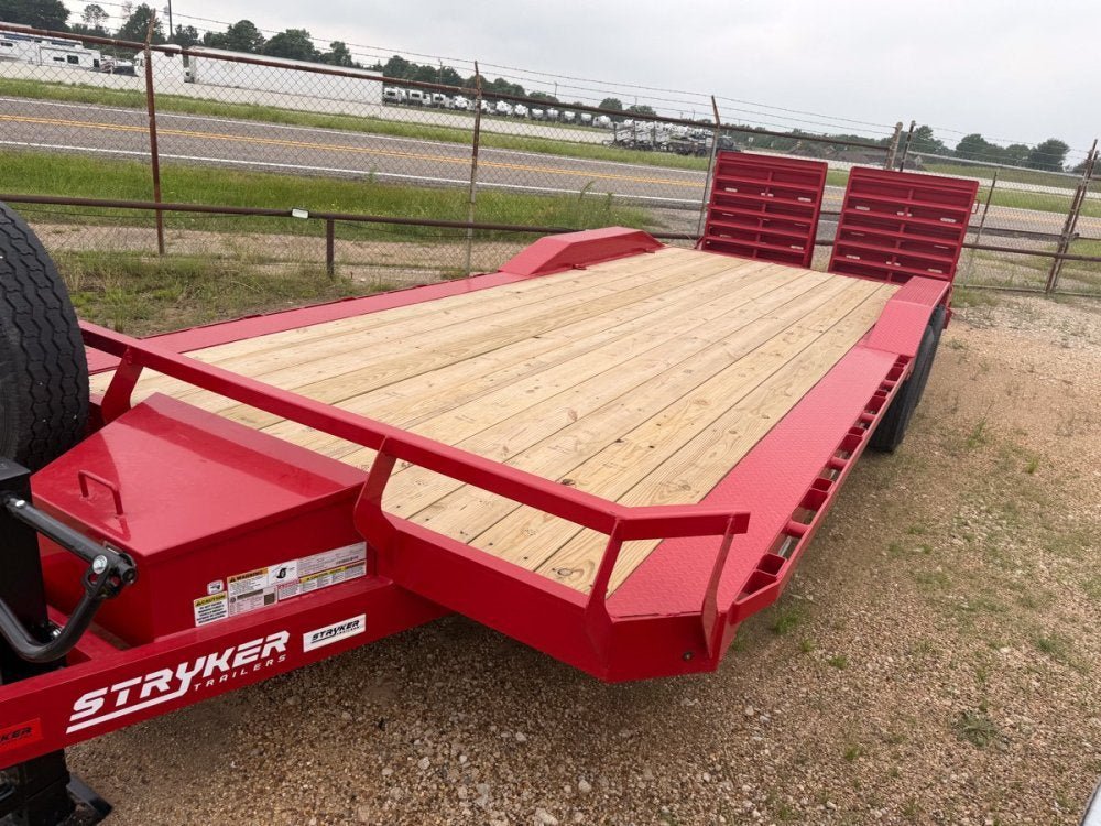 22' Stryker SET Bumper Pull Equipment Trailer DOF - (2) 7K Axles 003796 - Stryker Dealership Group
