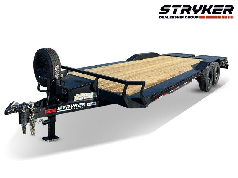22' Stryker SET Bumper Pull Equipment Trailer DOF - (2) 7K Axles 004082 - Stryker Dealership Group
