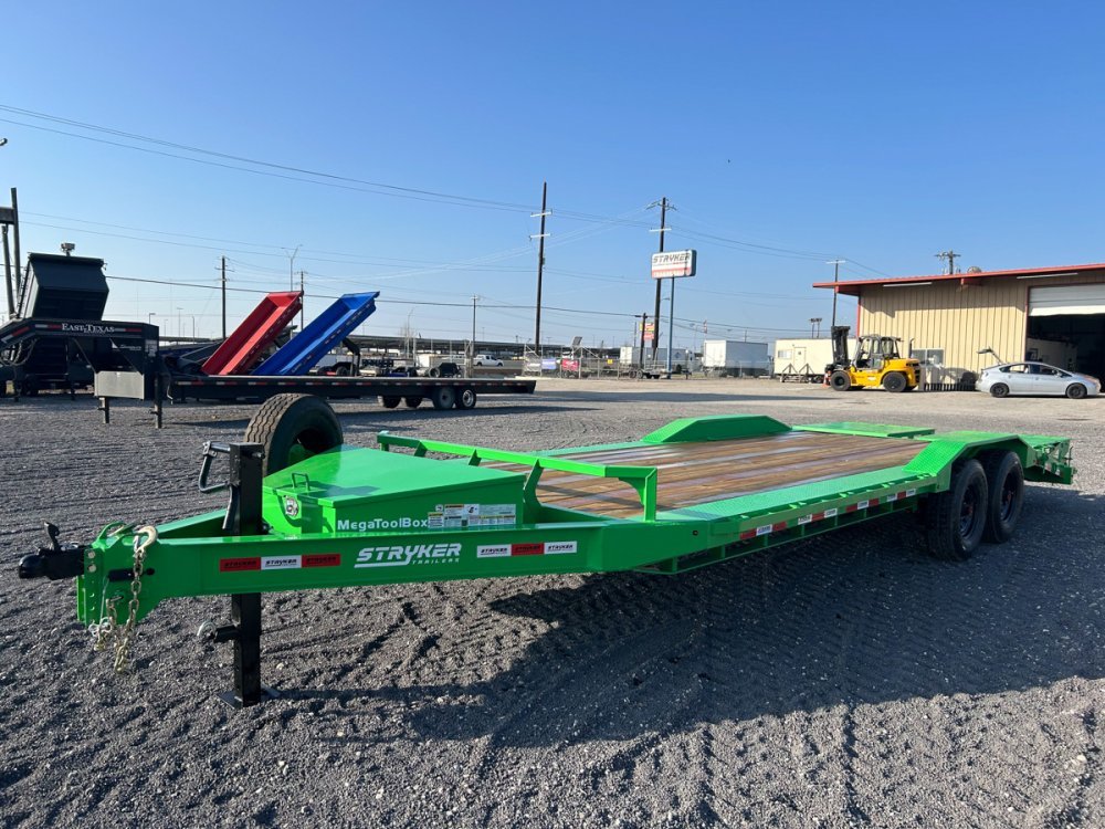 22' Stryker SET Bumper Pull Equipment Trailer DOF - (2) 8K Axles 3792 - Stryker Dealership Group