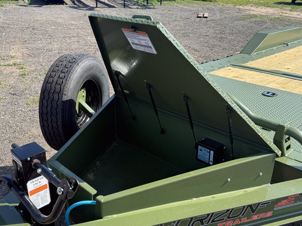 22' Tilt Equipment Trailer (2) 8K Axles 102" Wide 8487 - Stryker Dealership Group