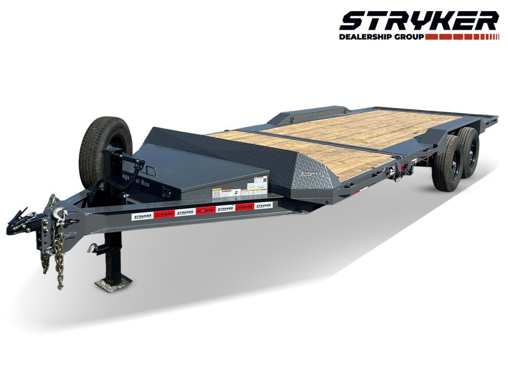 22' Tilt Trailer Drive Over Fenders, 7K Axles 3803 - Stryker Dealership Group