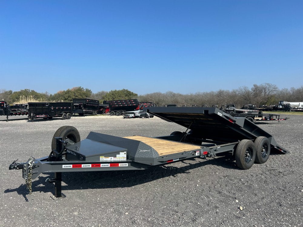 22' Tilt Trailer Drive Over Fenders, 7K Axles 3803 - Stryker Dealership Group