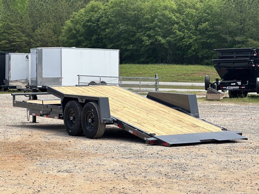 22' Tilt Trailer Lamar (2) 7K Axles 14K GVWR 10K Payload 142183 - Stryker Dealership Group