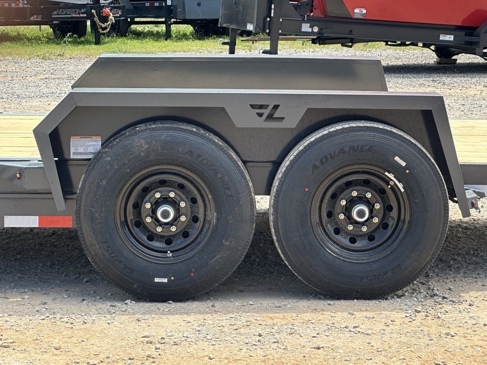 22' Tilt Trailer Lamar (2) 7K Axles 14K GVWR 10K Payload 142183 - Stryker Dealership Group