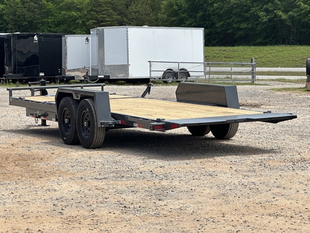 22' Tilt Trailer Lamar (2) 7K Axles 14K GVWR 10K Payload 142183 - Stryker Dealership Group