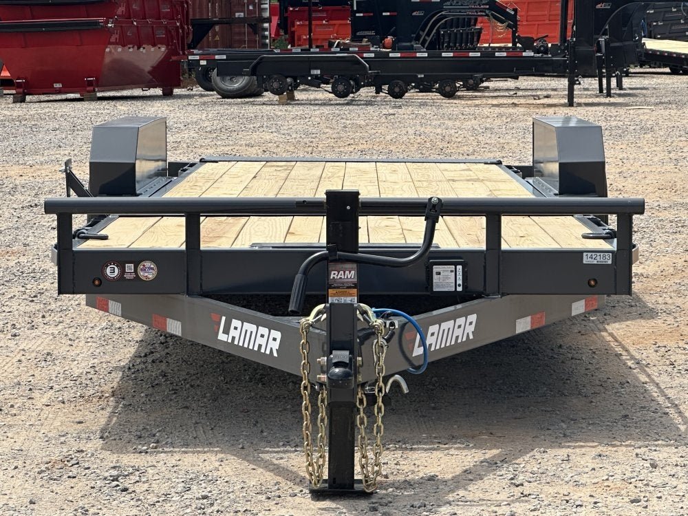 22' Tilt Trailer Lamar (2) 7K Axles 14K GVWR 10K Payload 142183 - Stryker Dealership Group