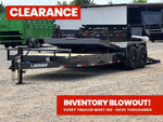 22' Tilt Trailer Lamar (2) 7K Axles 14K GVWR 10K Payload 142183 - Stryker Dealership Group