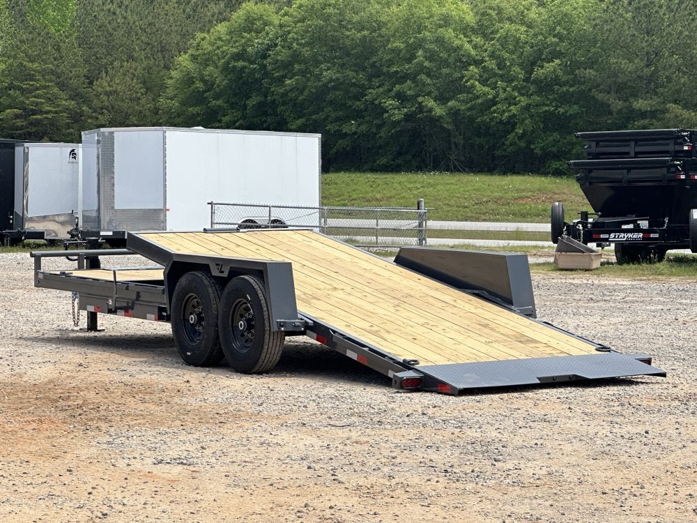 22' Tilt Trailer Lamar (2) 7K Axles 14K GVWR 10K Payload 142183 - Stryker Dealership Group