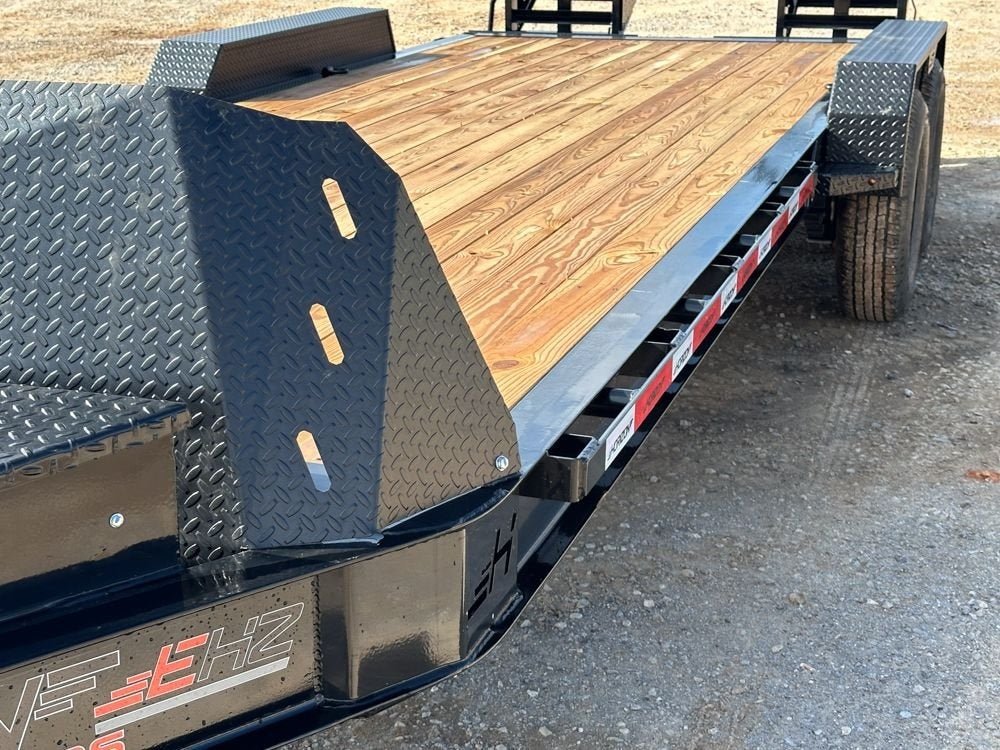 22' x 83" EHZ BP EQUIPMENT TRAILER (2) 7K Axles, Mega Ramps, 14 Ply Tires 6144 - Stryker Dealership Group