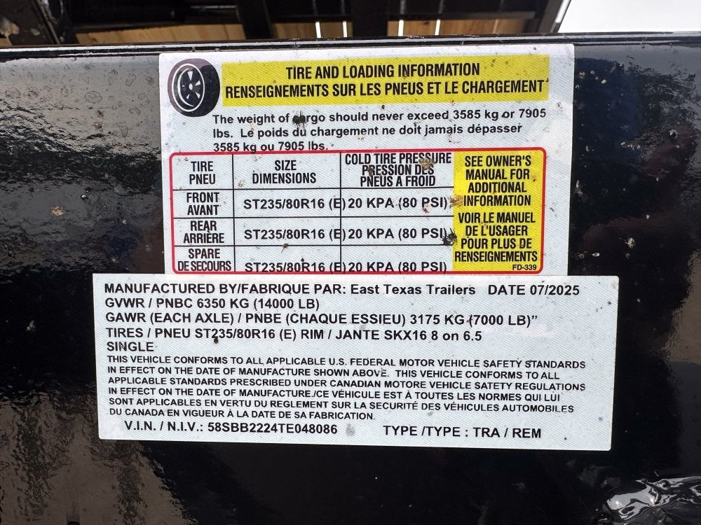 22' Bumper Pull Tilt Deckover Trailer - 7k Axles - Equipment Tilt - Equipment Trailers - Stryker Dealership Group