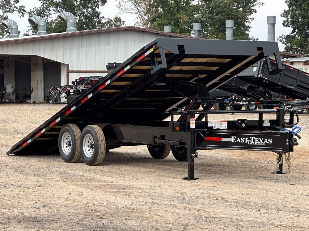 22' Bumper Pull Tilt Deckover Trailer - 7k Axles - Equipment Tilt - Stryker Dealership Group