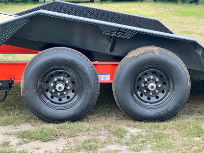 22' ETZ BP Equipment Trailer 2 - 7k Torsion Axles Slide in Ramps Drive Over Fenders 002767 - Equipment Trailers - Stryker Dealership Group