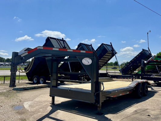 22' Gooseneck Tilt Trailer 6k Axles - Equipment Tilt - Stryker Dealership Group