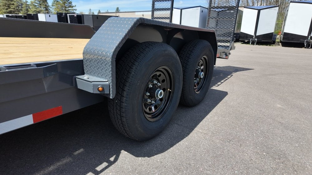 22' H6 Bumper Pull 7K Axles 2' Dovetail - Equipment Trailers - Stryker Dealership Group