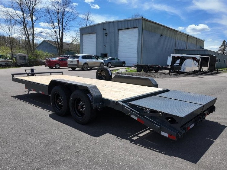22' H6 Bumper Pull Mega Ramps 7K Axles - Equipment Trailers - Stryker Dealership Group
