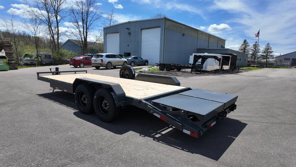 22' H6 Bumper Pull Mega Ramps 8K Axles - Equipment Trailers - Stryker Dealership Group