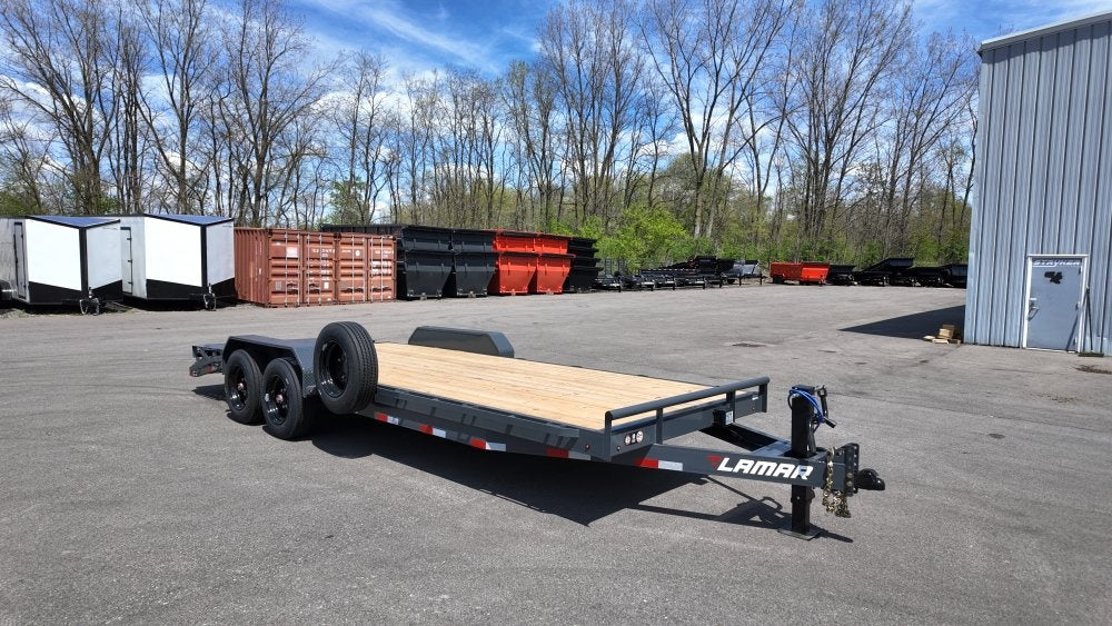 22' H6 Bumper Pull Mega Ramps 8K Axles - Equipment Trailers - Stryker Dealership Group
