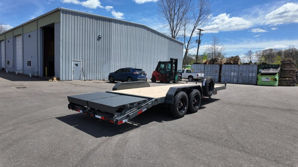 22' H6 Bumper Pull Mega Ramps 8K Axles - Equipment Trailers - Stryker Dealership Group