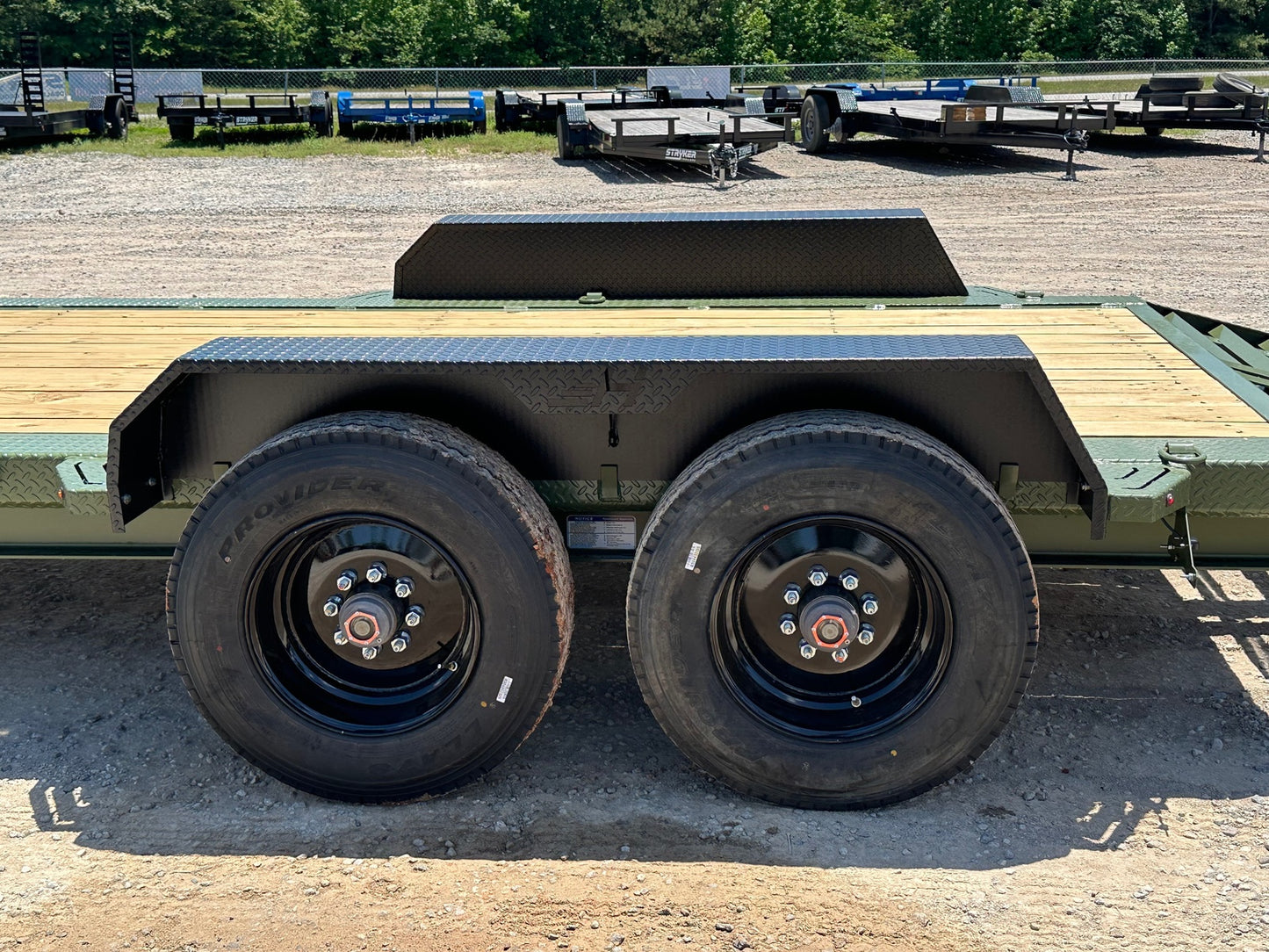 22' HEH BP Equipment Trailer 2-10k Axles Mega Ramps 003733 - Equipment Trailers - Stryker Dealership Group