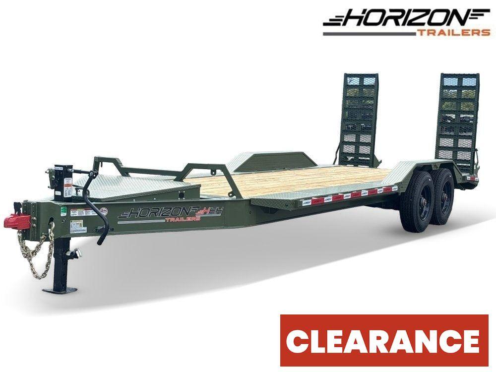 22' HEH Equipment Trailer (2) 10K Axles, Drive Over Fenders, 3' Dove W/ Mountain Ramps - Equipment Trailers - Stryker Dealership Group