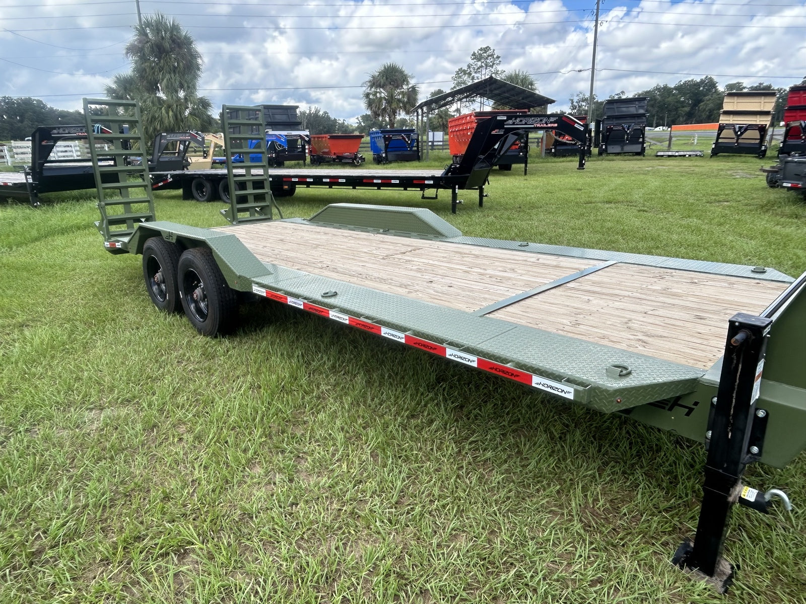 22' HEH Gooseneck Equipment Trailer 2 10k Axles 003681 - Equipment Trailers - Stryker Dealership Group