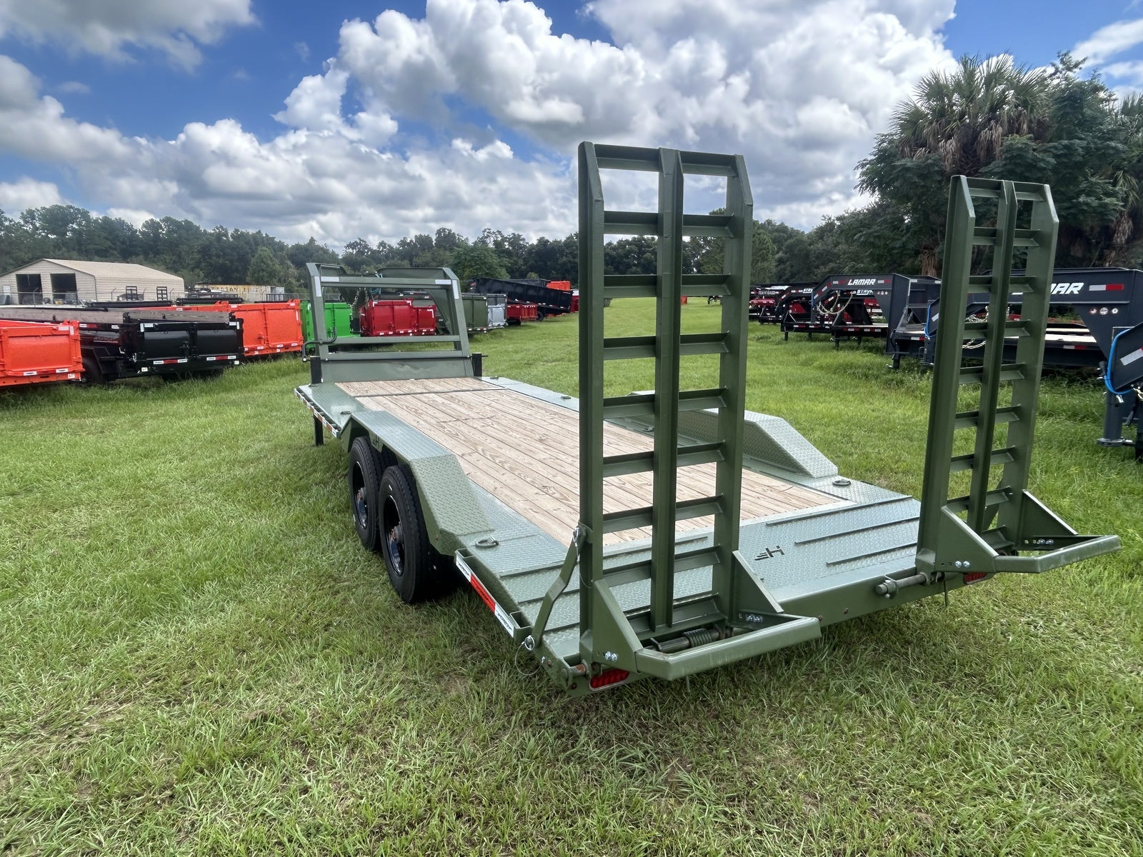 22' HEH Gooseneck Equipment Trailer 2 10k Axles 003681 - Equipment Trailers - Stryker Dealership Group