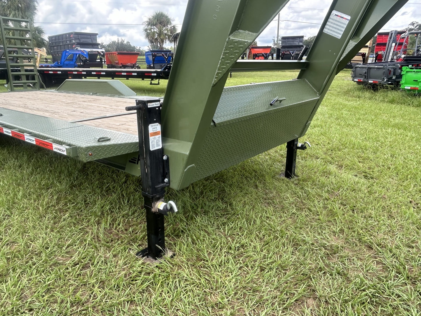 22' HEH Gooseneck Equipment Trailer 2 10k Axles 003681 - Equipment Trailers - Stryker Dealership Group