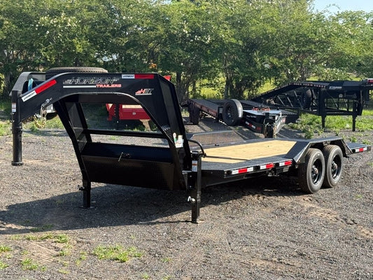 22' HET Tilt Equipment Trailer Gooseneck 102" Wide (2) 10K Axles - Equipment Tilt - Stryker Dealership Group