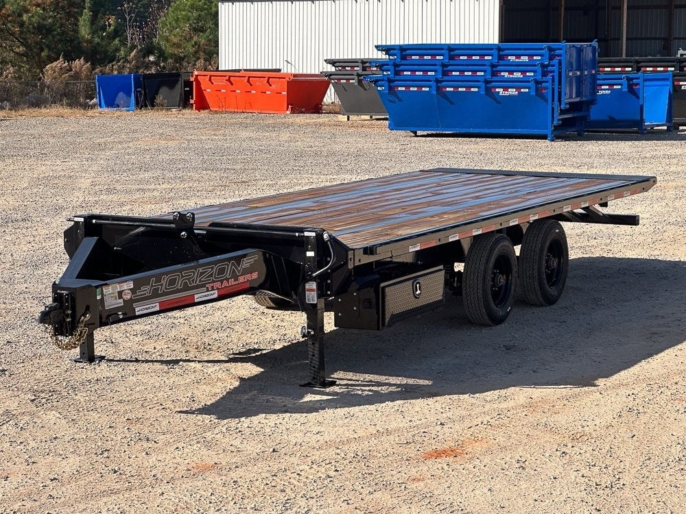 22' Horizon FFT Bumper Pull Full Deckover TIlt Trailer - (2) 10K Axles - Bumper Pull Deckover/Deckover Tilt - Stryker Dealership Group