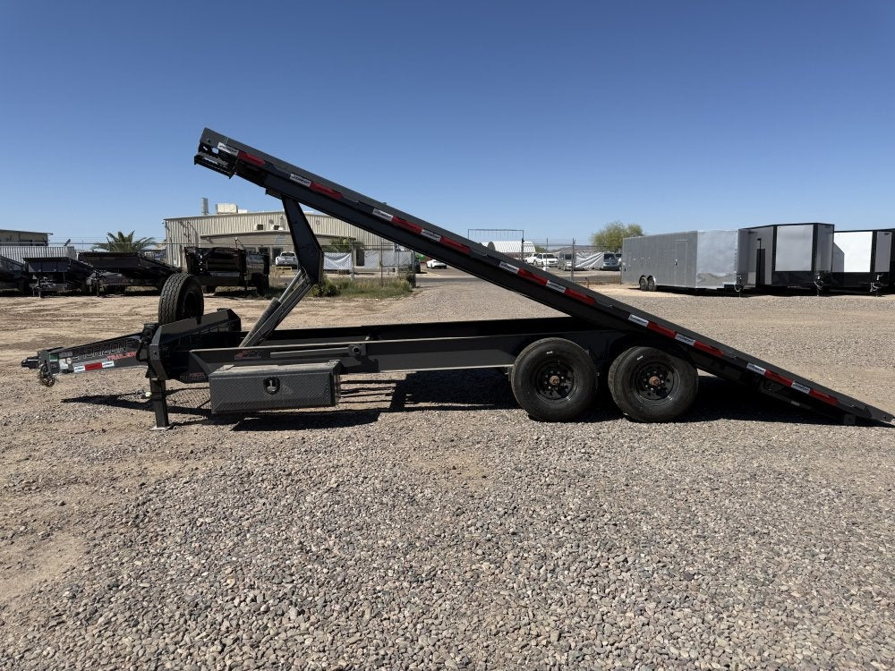 22' Horizon FFT Bumper Pull Full Deckover TIlt Trailer - (2) 8K Axles - Deckover Tilt - Deckover Trailers - Stryker Dealership Group