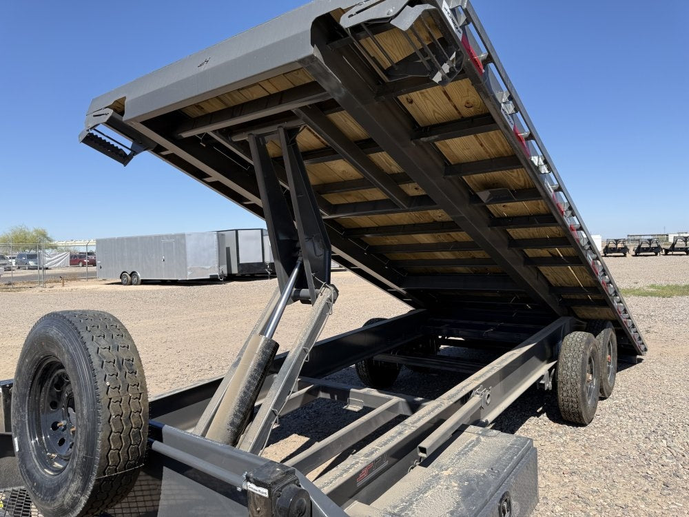 22' Horizon FFT Bumper Pull Full Deckover TIlt Trailer - (2) 8K Axles - Deckover Tilt - Deckover Trailers - Stryker Dealership Group