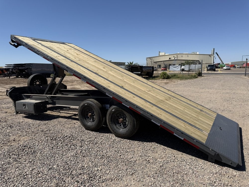 22' Horizon FFT Bumper Pull Full Deckover TIlt Trailer - (2) 8K Axles - Deckover Tilt - Deckover Trailers - Stryker Dealership Group