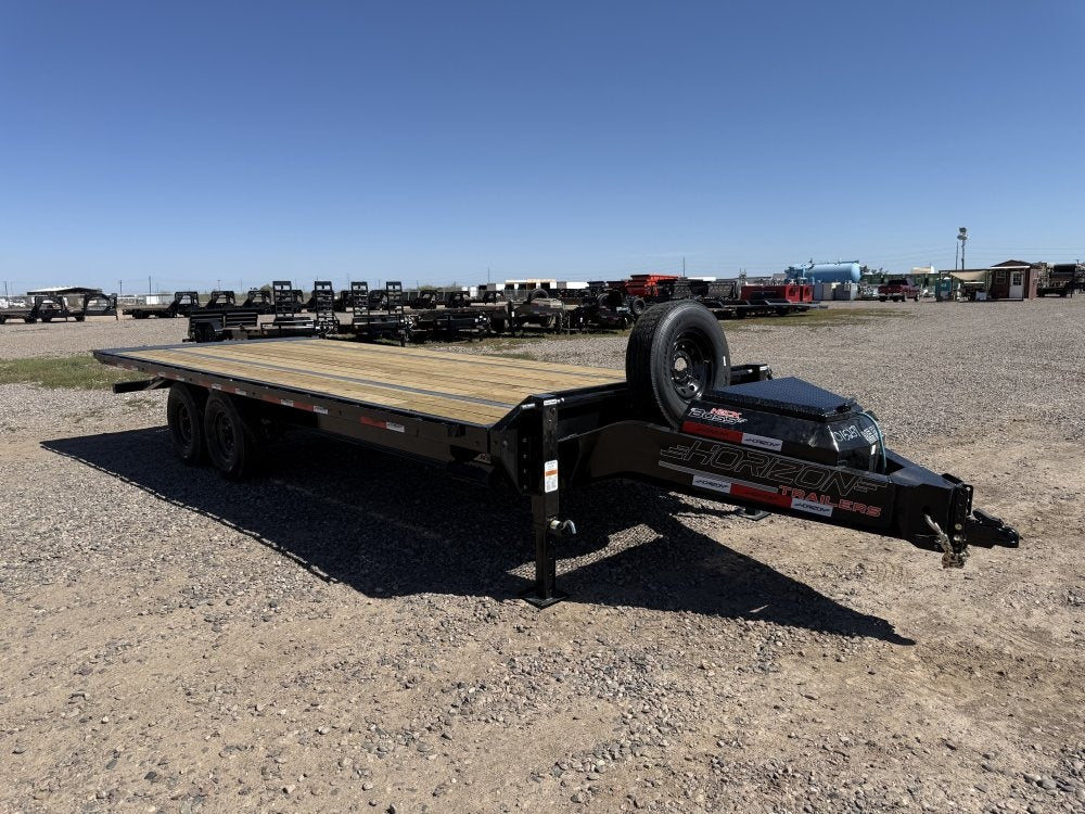 22' Horizon FFT Bumper Pull Full Deckover TIlt Trailer - (2) 8K Axles - Deckover Tilt - Deckover Trailers - Stryker Dealership Group