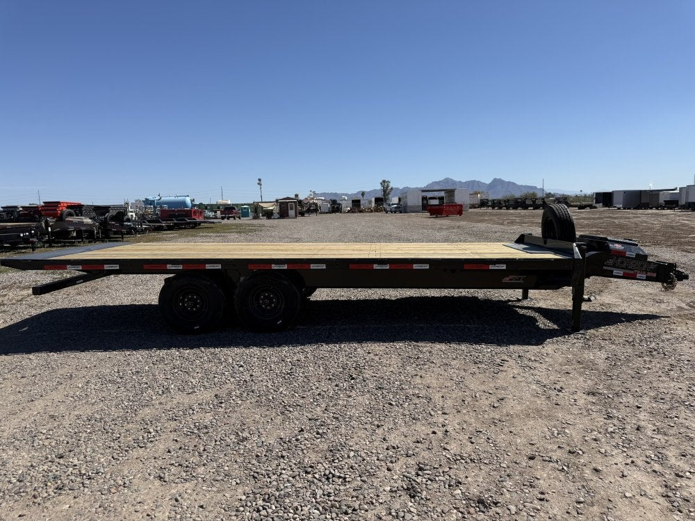 22' Horizon FFT Bumper Pull Full Deckover TIlt Trailer - (2) 8K Axles - Deckover Tilt - Deckover Trailers - Stryker Dealership Group