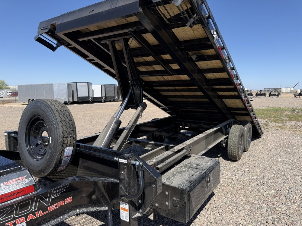 22' Horizon FFT Bumper Pull Full Deckover TIlt Trailer - (2) 8K Axles - Deckover Tilt - Deckover Trailers - Stryker Dealership Group