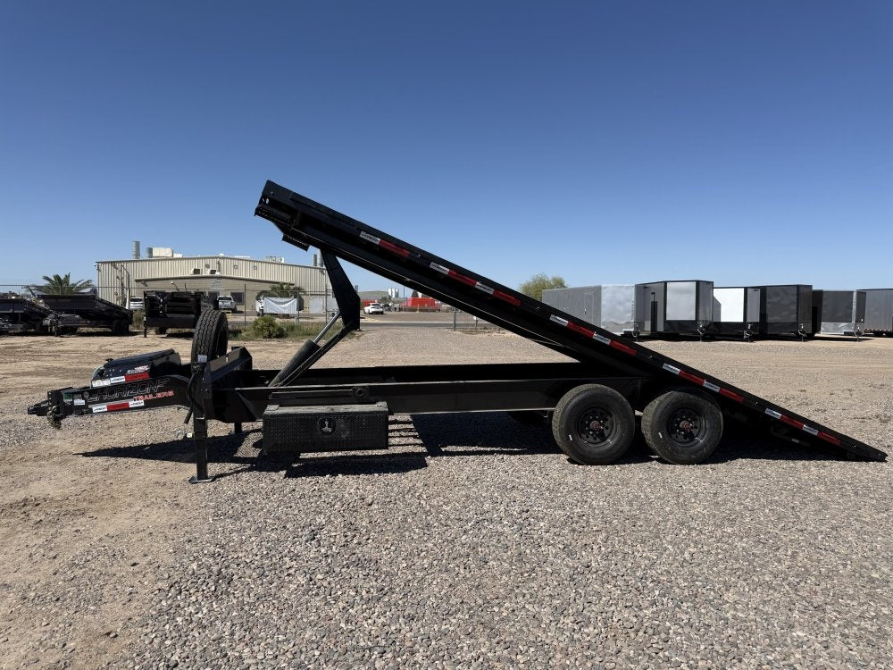 22' Horizon FFT Bumper Pull Full Deckover TIlt Trailer - (2) 8K Axles - Deckover Tilt - Deckover Trailers - Stryker Dealership Group