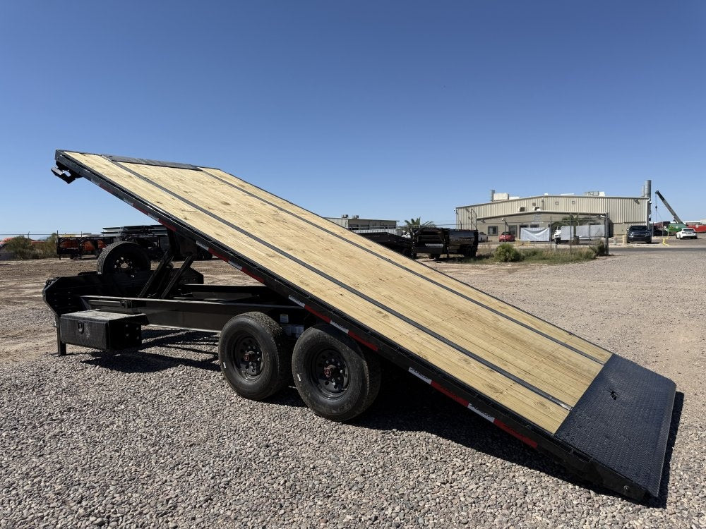 22' Horizon FFT Bumper Pull Full Deckover TIlt Trailer - (2) 8K Axles - Deckover Tilt - Deckover Trailers - Stryker Dealership Group