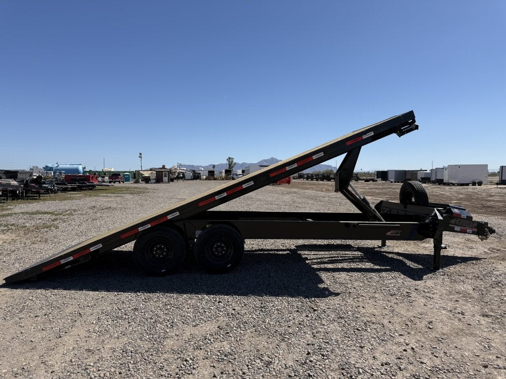 22' Horizon FFT Bumper Pull Full Deckover TIlt Trailer - (2) 8K Axles - Deckover Tilt - Deckover Trailers - Stryker Dealership Group