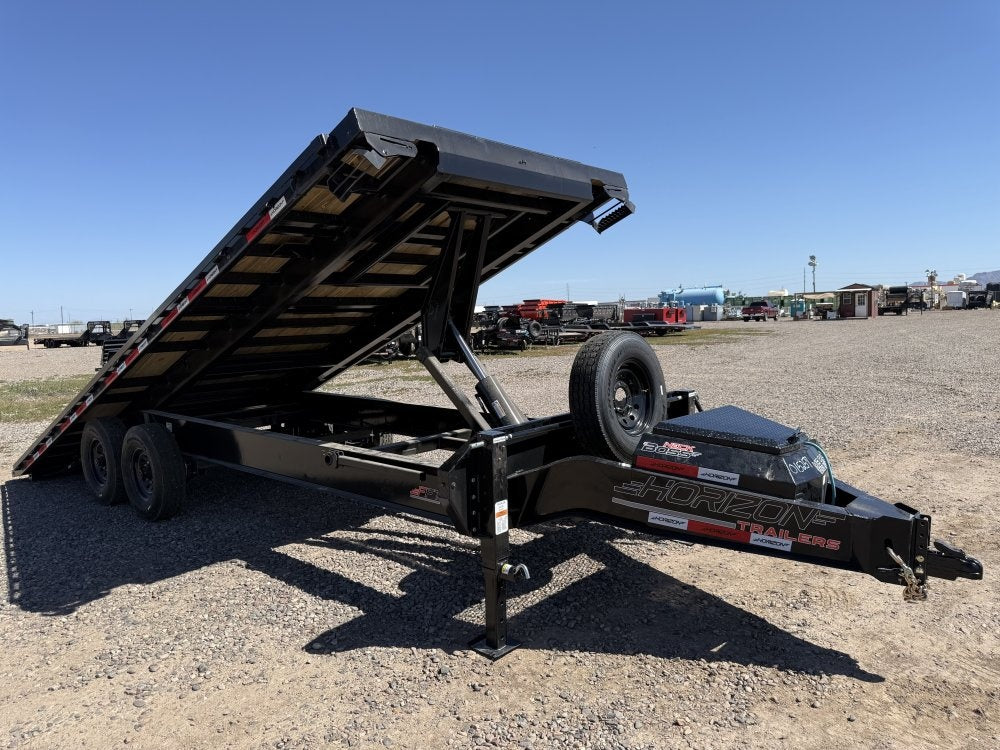 22' Horizon FFT Bumper Pull Full Deckover TIlt Trailer - (2) 8K Axles - Deckover Tilt - Deckover Trailers - Stryker Dealership Group