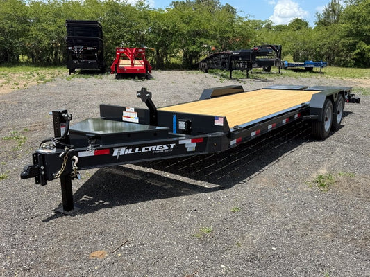 22' I-Beam Equipment Trailer Mega Ramps BP - 8k Axles - 17.6k - Equipment Trailers - Stryker Dealership Group