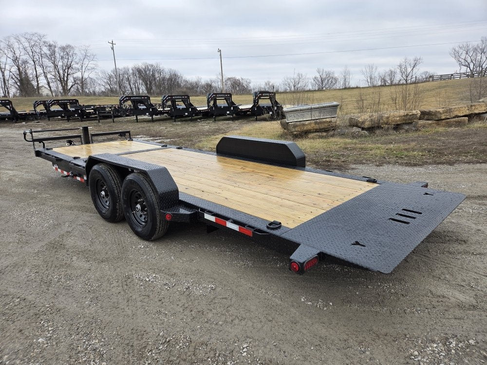 22' Iron Bull TLB Bumper Pull Equipment Tilt Trailer - (2) 7,000 lb Axles - Equipment Tilt - Equipment Trailers - Stryker Dealership Group