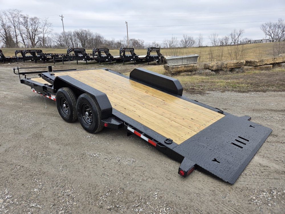 22' Iron Bull TLB Bumper Pull Equipment Tilt Trailer - (2) 7,000 lb Axles - Equipment Tilt - Equipment Trailers - Stryker Dealership Group