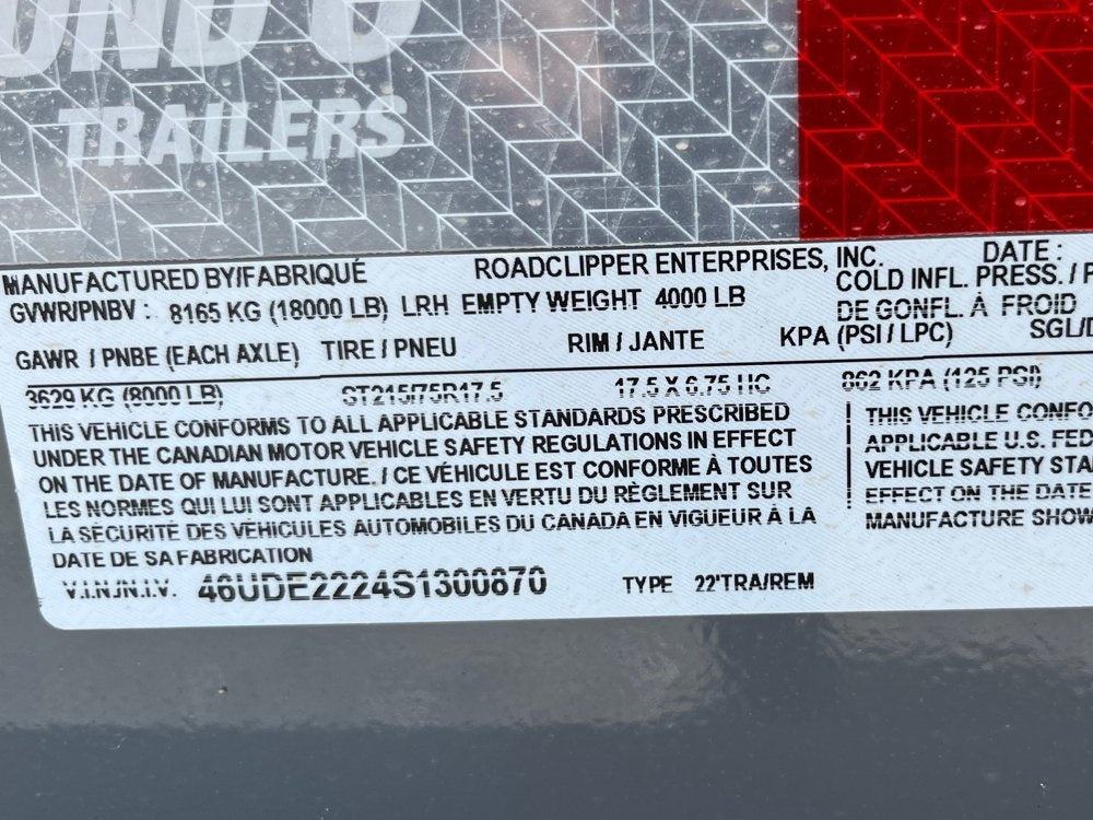 22' LPX BP Low Profile Equipment Trailer, 8k Axles - Equipment Trailers - Stryker Dealership Group