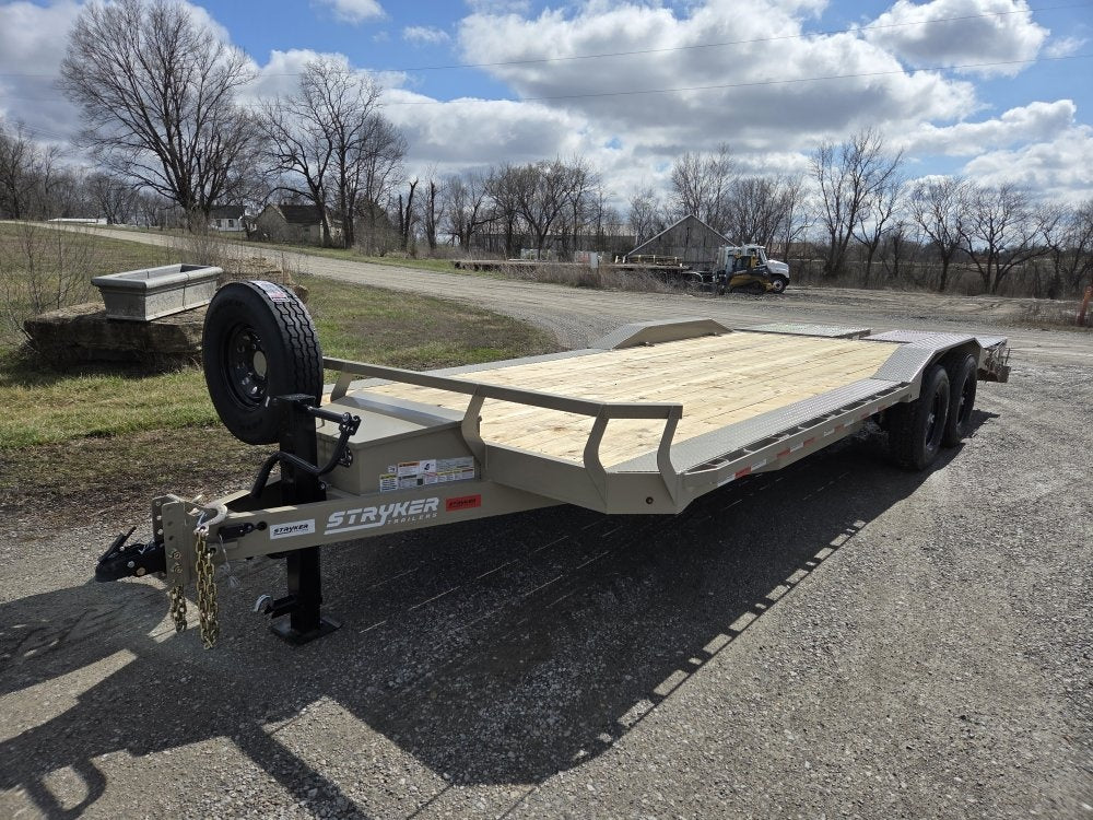 22' Stryker SET Bumper Pull Equipment Trailer DOF - (2) 7K Axles - Low Profile Equipment Trailers - Equipment Trailers - Stryker Dealership Group